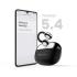 HiFuture FLEXCLIP AI Enhanced Environmental Noise Cancellation ENC Open Ear Wireless Earphone 30 hrs Play time light weigt design - Champagne Gold